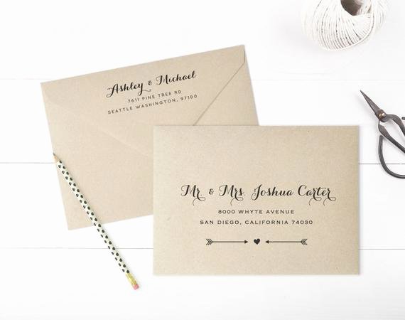 5x7 Envelope Template Word Unique Printable Envelope Address Template Wedding by Paperdainty
