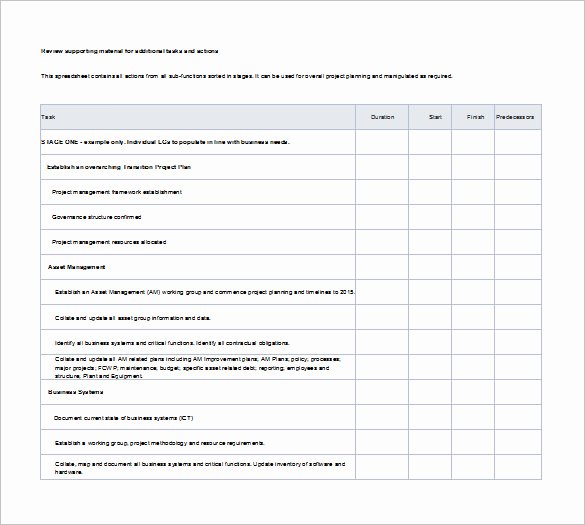 Action Plan Template Word Unique Project Action Plan Template 17 Free Word Excel Pdf