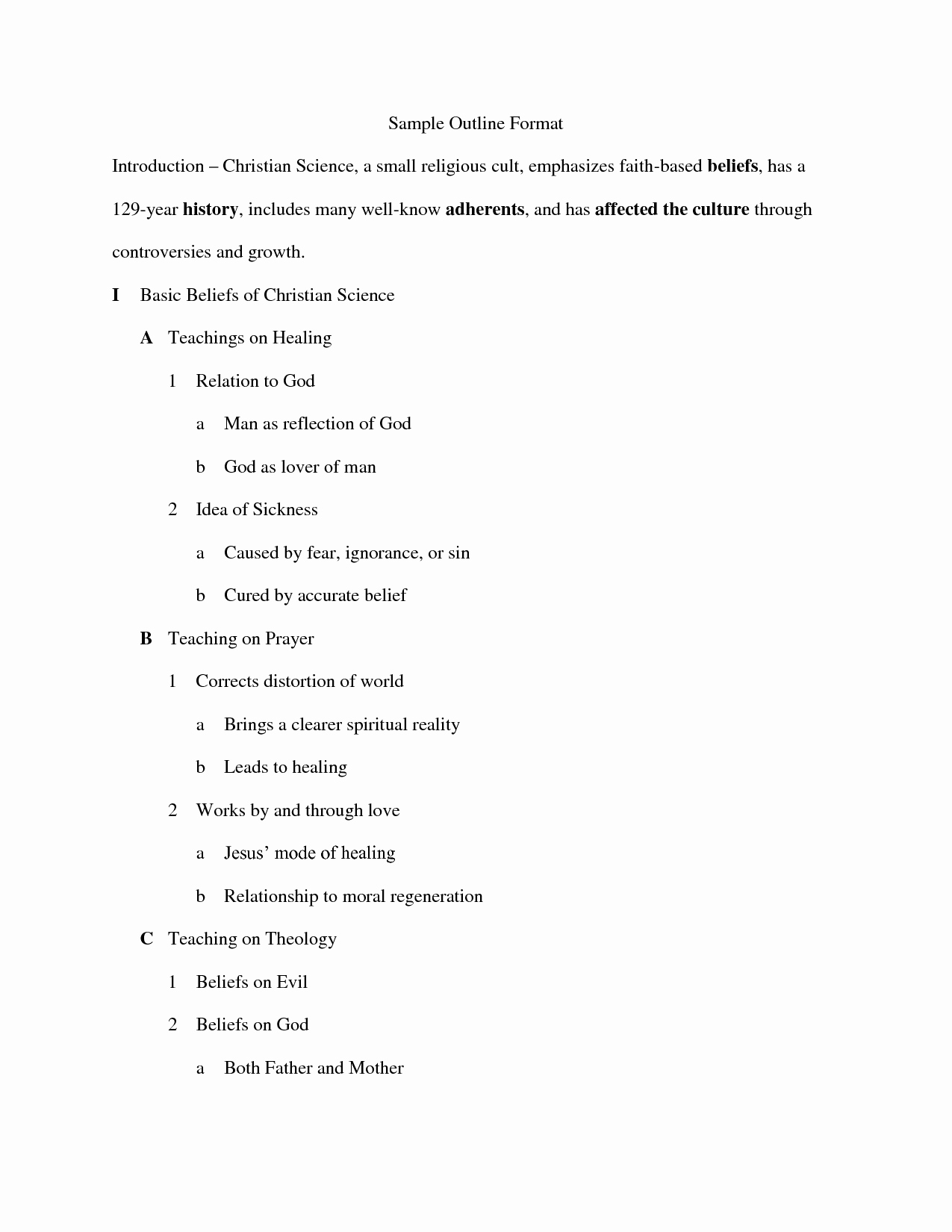 Apa Outline format Template Lovely Basic Outlines for A Research Paper Situation Regarding