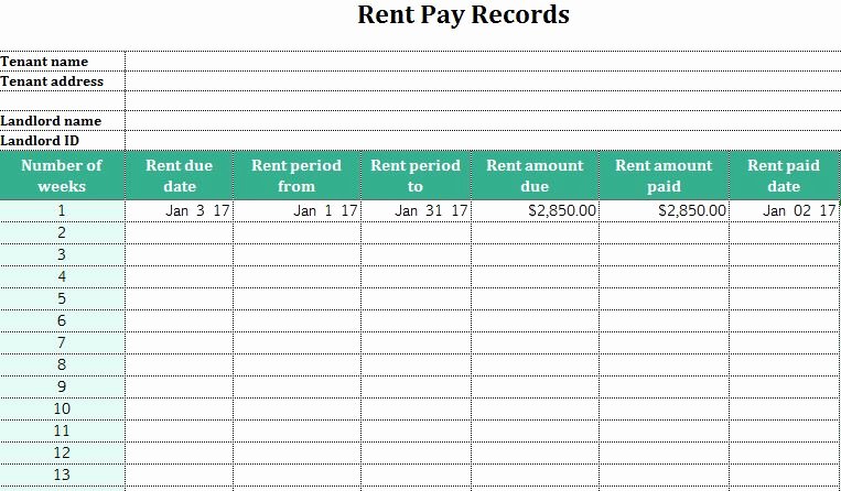 Apartment Rent Roll Template Beautiful Rent Ledger Excel Spreadsheet Template