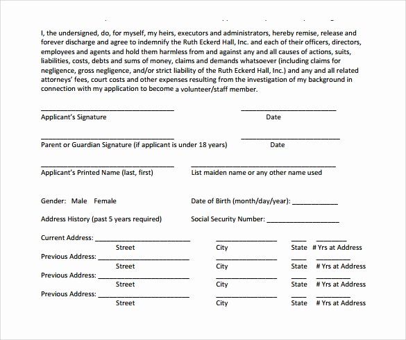 Background Check Authorization form Template Unique Background Check Authorization form 10 Download Free
