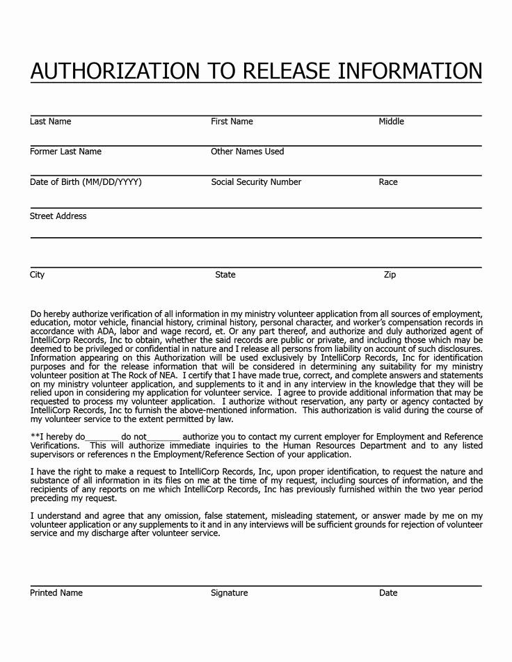 Background Check form Template Free Elegant Church Nursery Background Check form Vintage