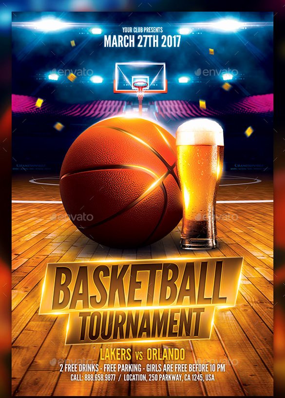 Basketball tournament Flyer Template New Basketball Flyer Template 24 Download Documents In Pdf