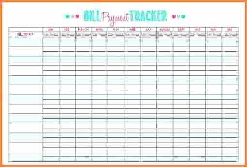 Bill organizer Template Excel Awesome Monthly Bill organizer Template Excel