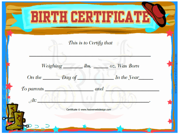 Birth Certificate Template Word Best Of 21 Free Birth Certificate Template Word Excel formats