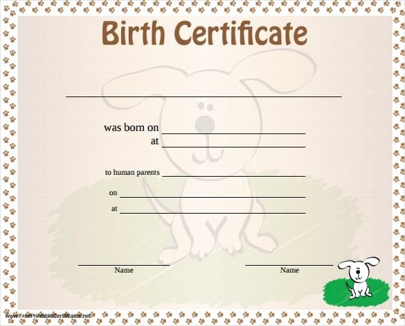 Birth Certificate Template Word New Birth Certificate Template – 31 Free Word Pdf Psd