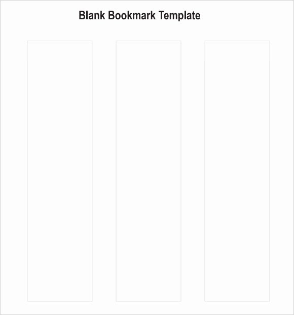 Blank Bookmark Template Word Elegant Bookmark Template Word