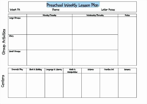 Blank Lesson Plan Template Pdf Fresh Homeschool Lesson Plan Template – Blank Lesson Plan
