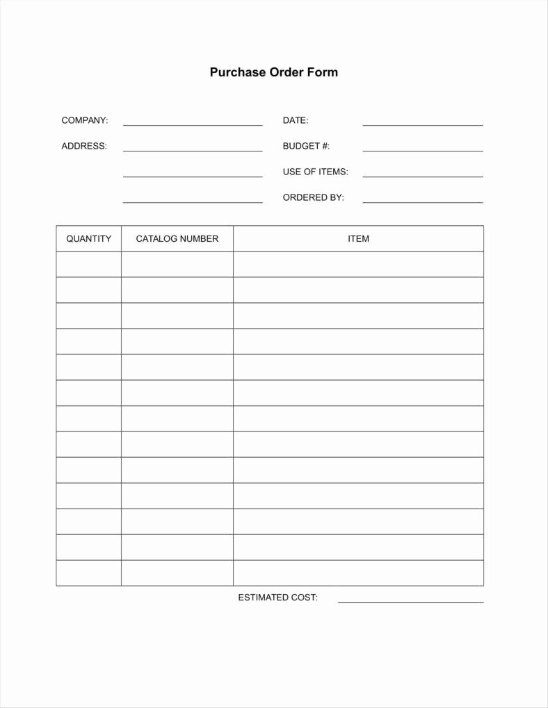 Blank order form Template Elegant 9 Retail order form Templates No Free Word Pdf Excel