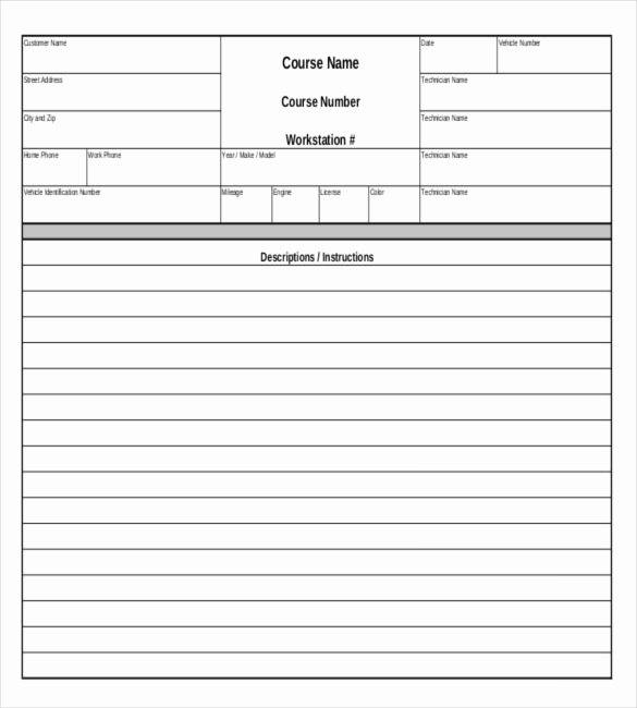 Blank order form Template Fresh 28 Blank order Templates – Free Sample Example format