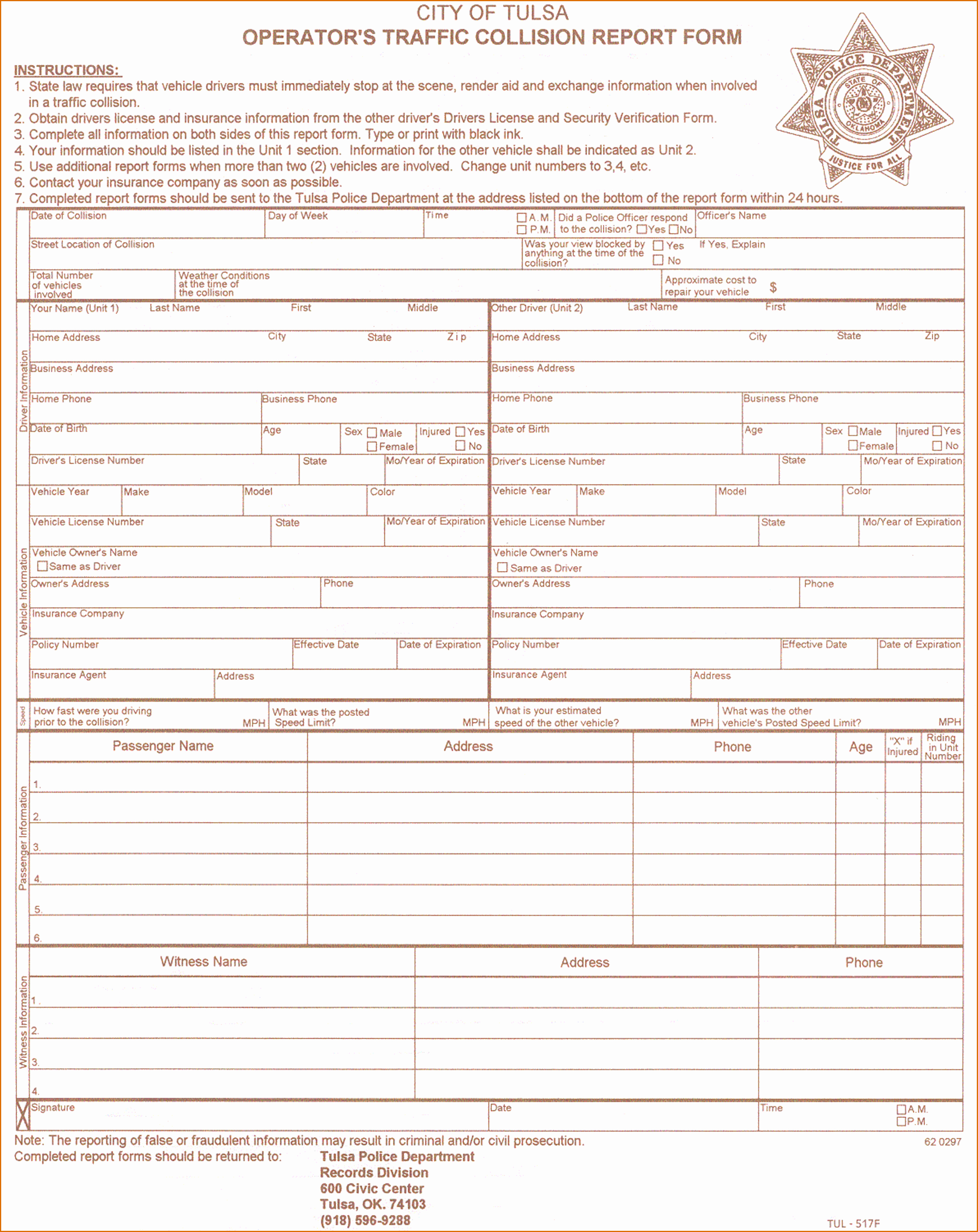 Blank Police Report Template Beautiful 8 Blank Police Report