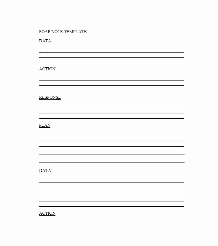 Blank soap Note Template Elegant 40 Fantastic soap Note Examples &amp; Templates Template Lab