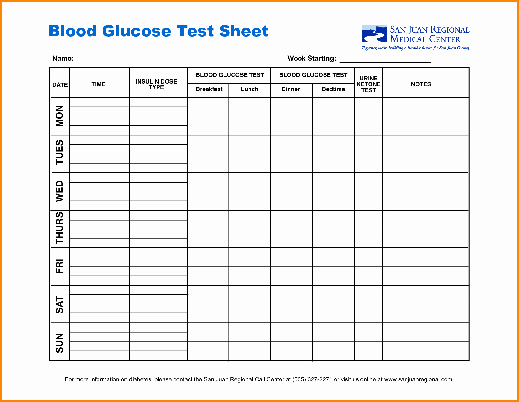 Blood Sugar Log Template Awesome Sugar Blood Glucose Log Sheet In 2019