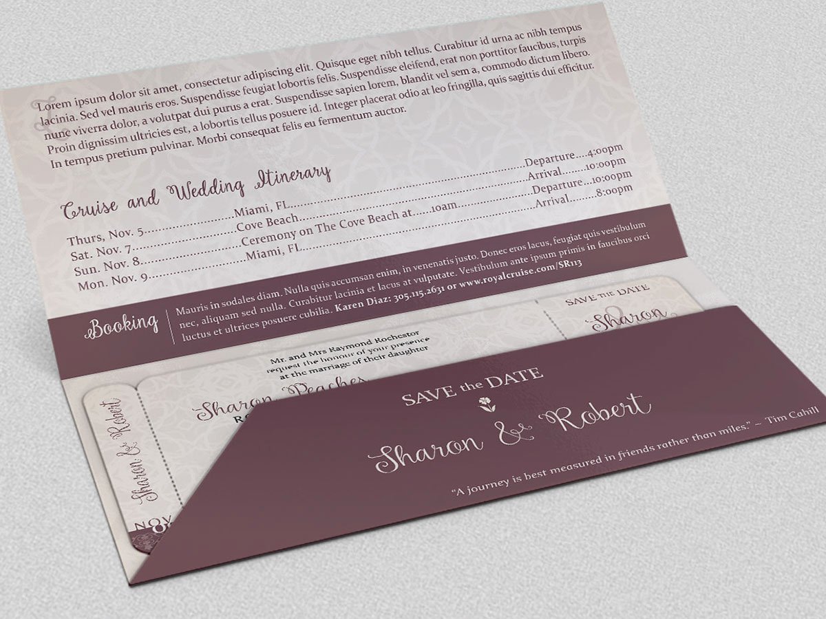 Boarding Pass Template Photoshop Lovely Wedding Boarding Pass Invitation Template On Behance