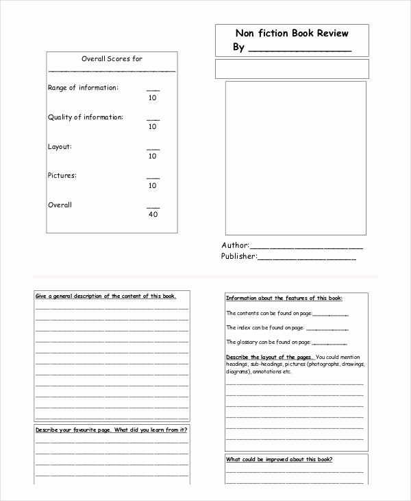 Book Review Template Pdf Best Of Book Review Free Pdf Word Documents Download