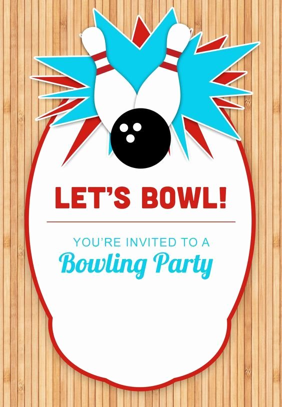 Bowling Party Invitation Template Unique Bowling Party Free Printable Birthday Invitation