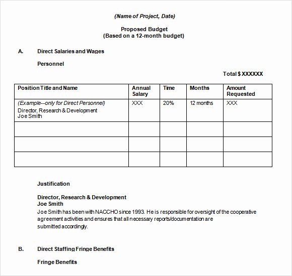 Budget Proposal Template Excel Elegant Free 20 Sample Bud Proposal Templates In Google Docs