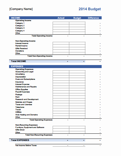 Budget Proposal Template Excel Fresh Business Bud Template Download Create Edit Fill and