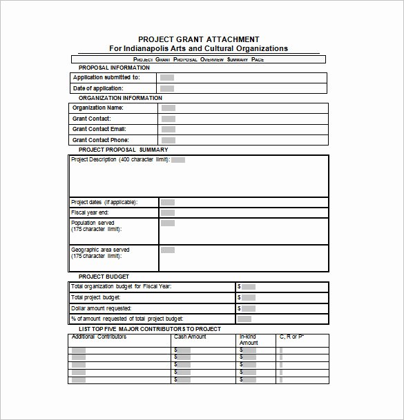 Budget Proposal Template Excel Inspirational Grant Proposal Bud Template Excel