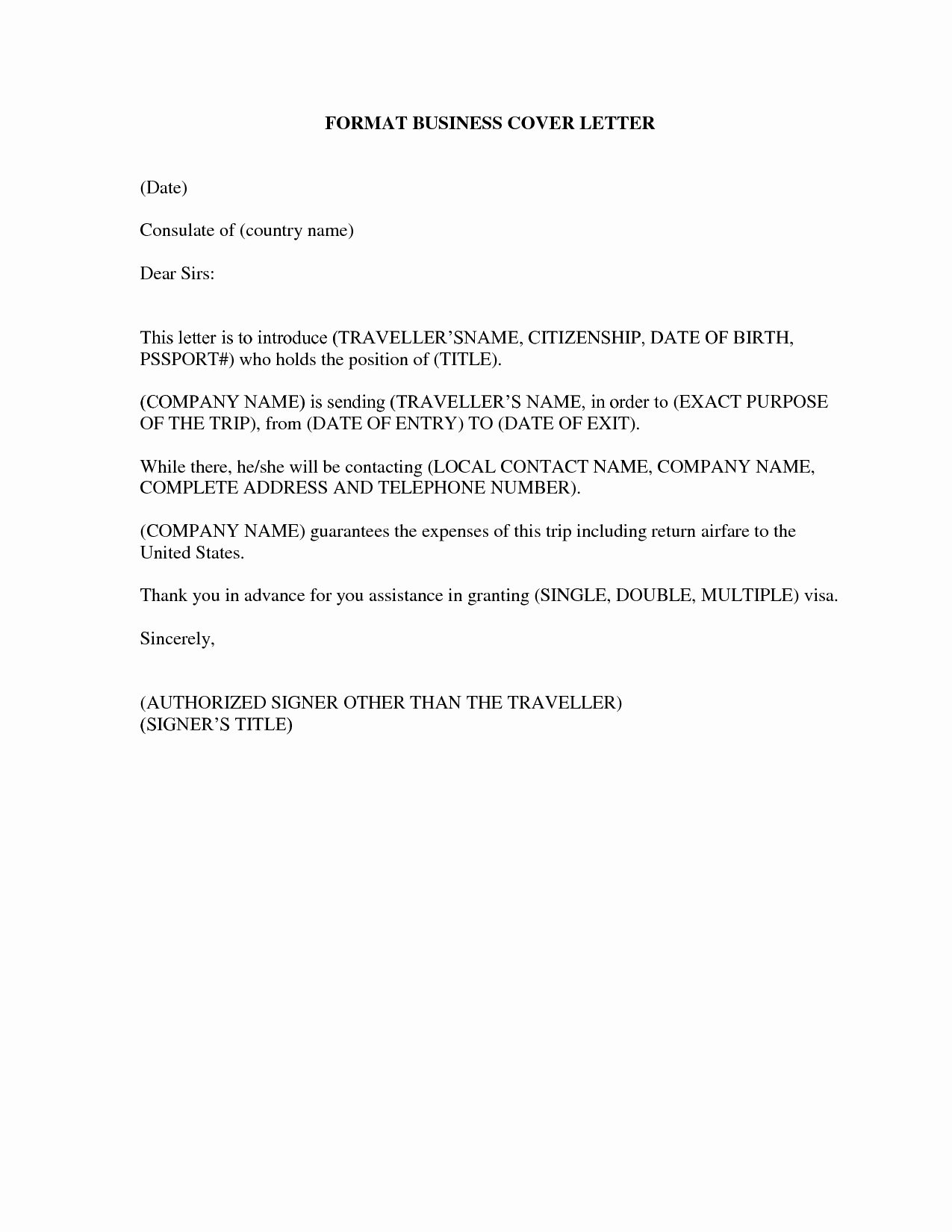 Business Cover Letter Template Inspirational Business Plan Cover Letter
