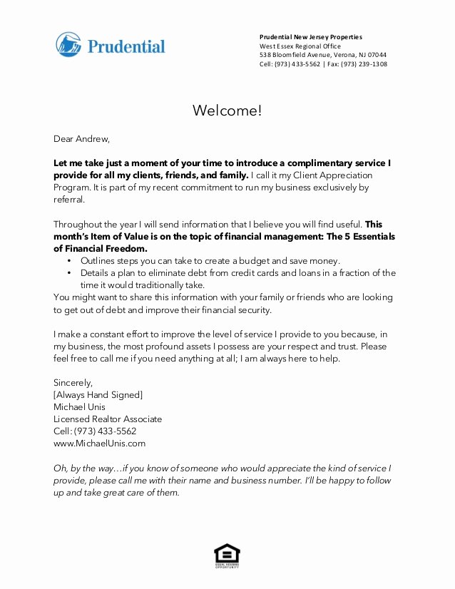 Business Introduction Letter Template Luxury Business Introduction Letter to New Clients
