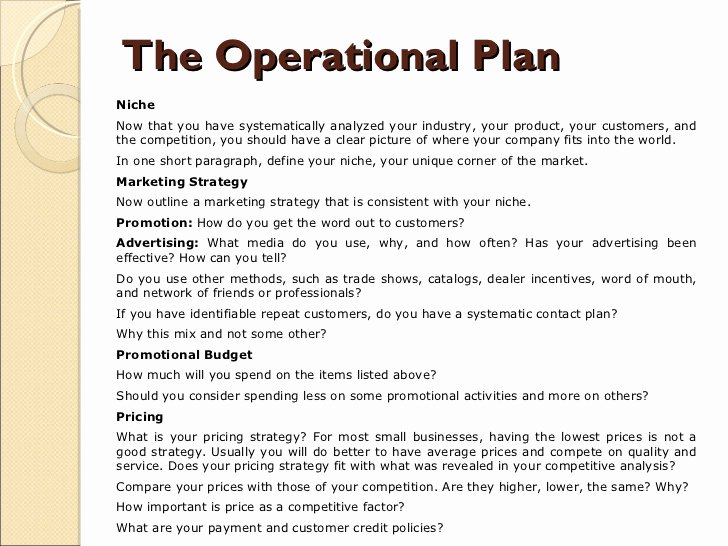 Business Operational Plan Template Elegant Business Plan Operational Plan Report574 Web Fc2