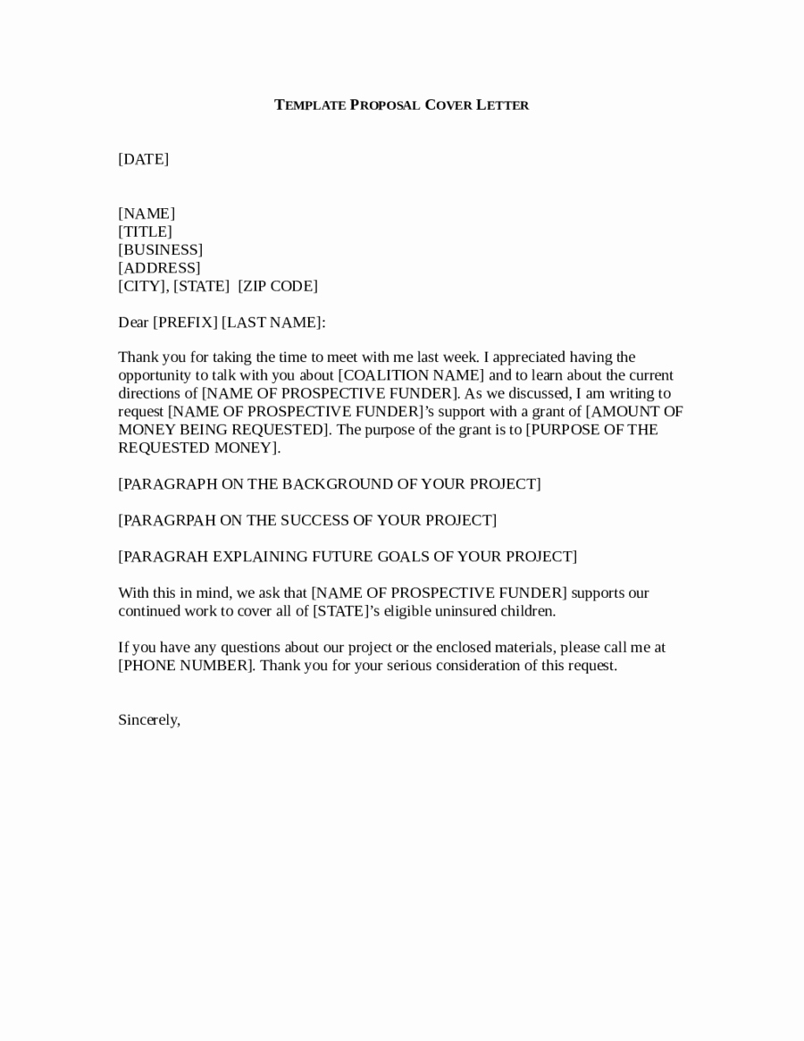 Business Proposal Letter Template Awesome 2019 Business Proposal Letter Fillable Printable Pdf