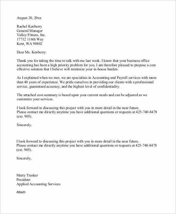Business Proposal Letter Template Elegant Business Letter Example 9 Samples In Word Pdf