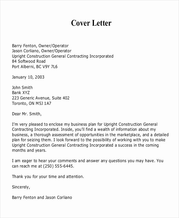 Business Proposal Letter Template New Free 26 Business Proposal Letter Examples In Pdf