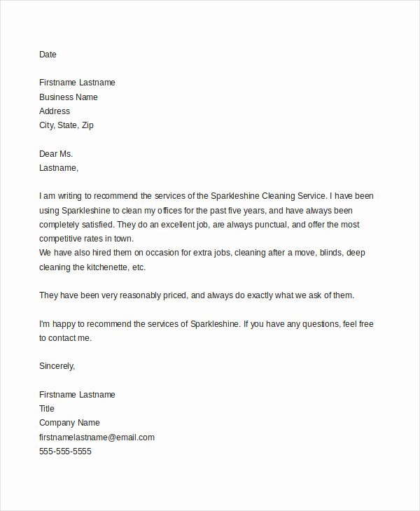 Business Reference Letter Template Awesome Free 17 Business Reference Letter Examples In Pdf