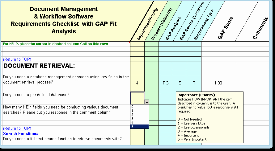 Business Requirements Document Template Excel Elegant Gap Analysis Template Excel