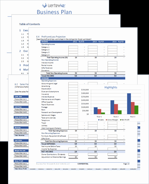 Business Requirements Document Template Excel New Free Business Plan Template for Word and Excel