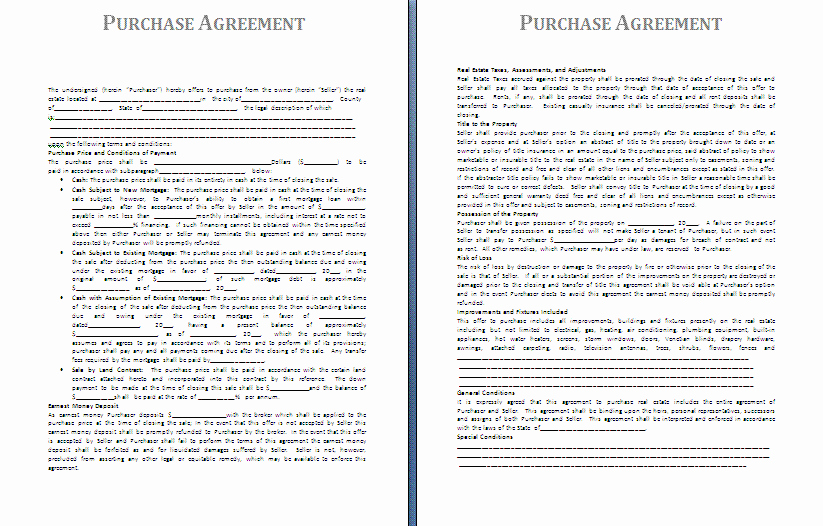 Buyout Agreement Template Free Elegant Purchase Agreement Template