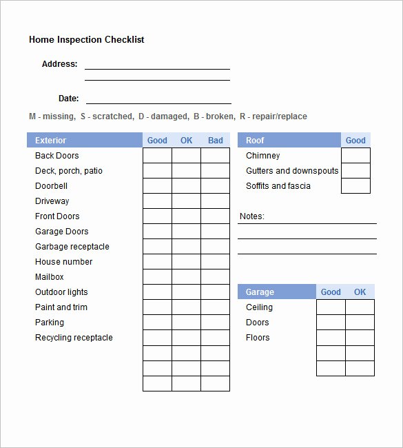 Car Inspection Checklist Template Elegant 28 Of Home Inspection Spreadsheet Template