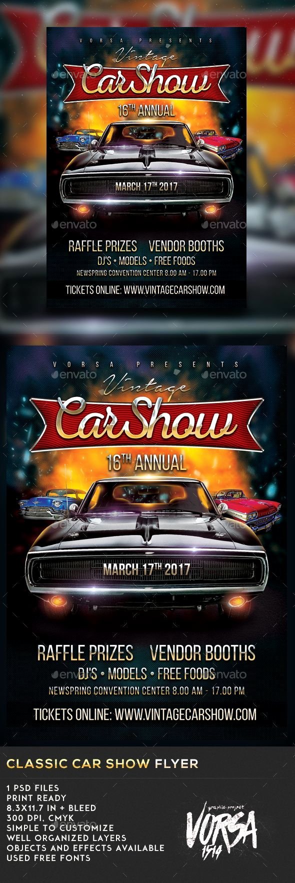 Car Show Flyer Template Free Best Of Classic Car Show Flyer Template Psd