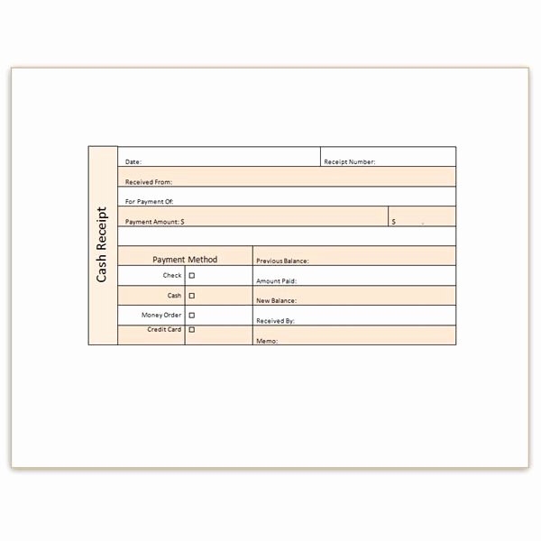 Cash Payment Receipt Template Awesome Download A Free Cash Receipt Template for Word or Excel