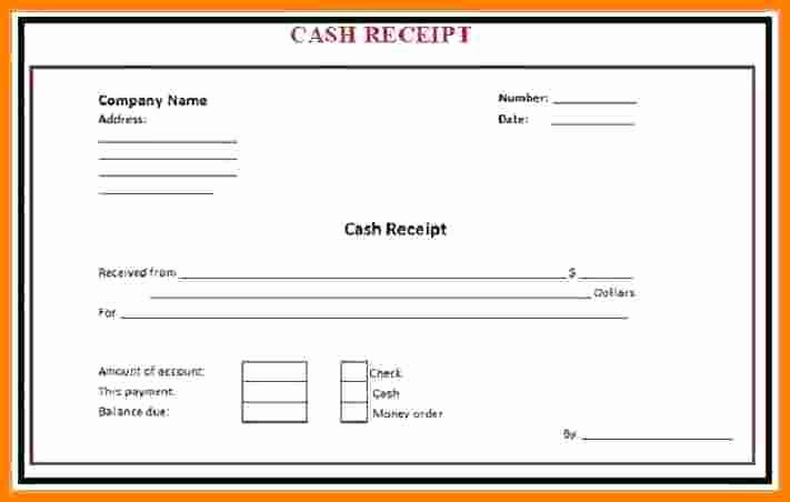 Cash Receipt Template Word Elegant 7 Cash Payment Voucher format In Word