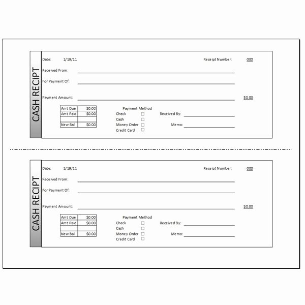 Cash Receipt Template Word New Download A Free Word or Excel Receipt Template