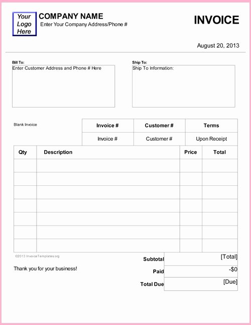 Catering order forms Template Inspirational Free Catering Invoice Template