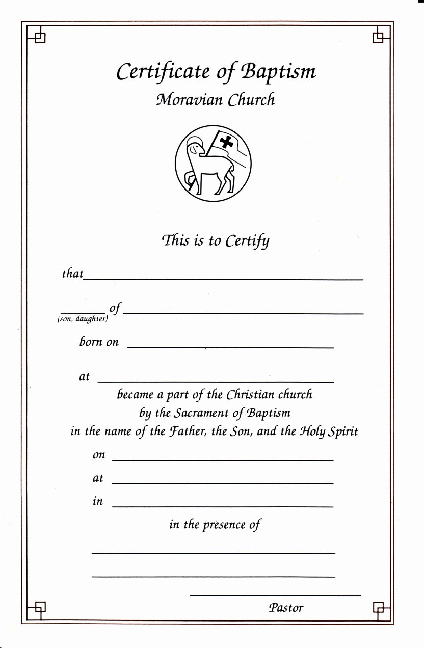 Certificate Of Baptism Template Best Of Infant Baptism Certificate