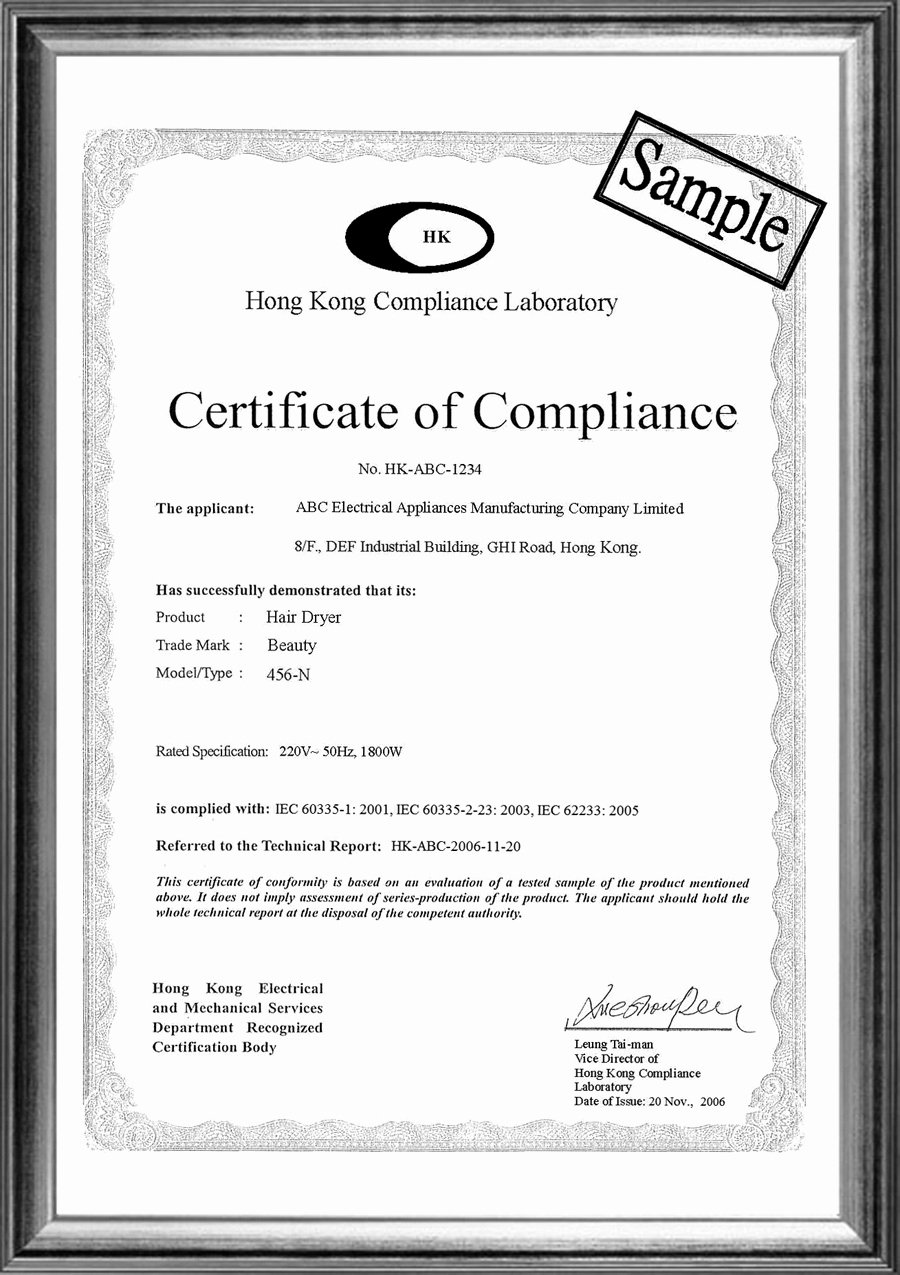 Certificate Of Compliance Template Lovely 15th issue October 2009 530