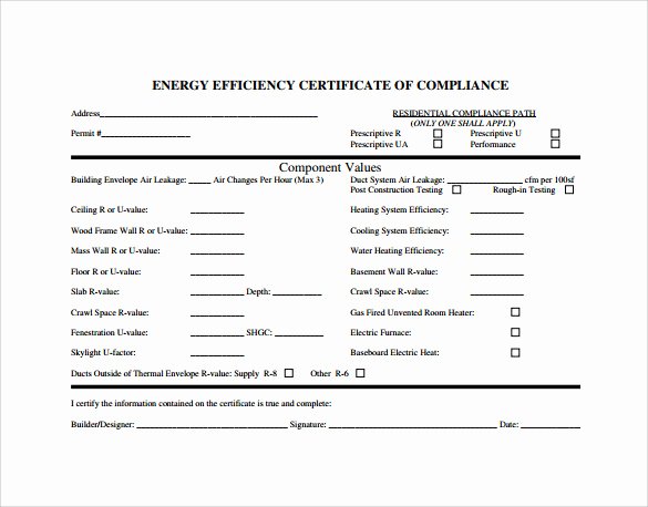 Certificate Of Compliance Template Lovely Sample Certificate Of Pliance 25 Documents In Pdf