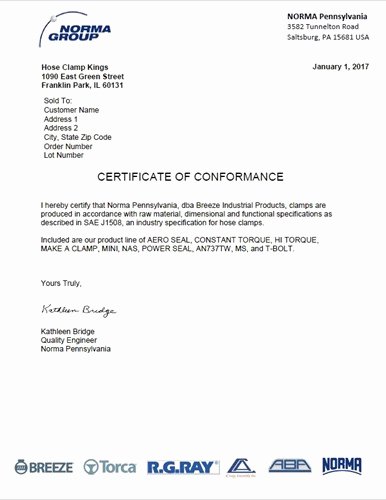 Certificate Of Conformance Template Lovely Certificate Conformance