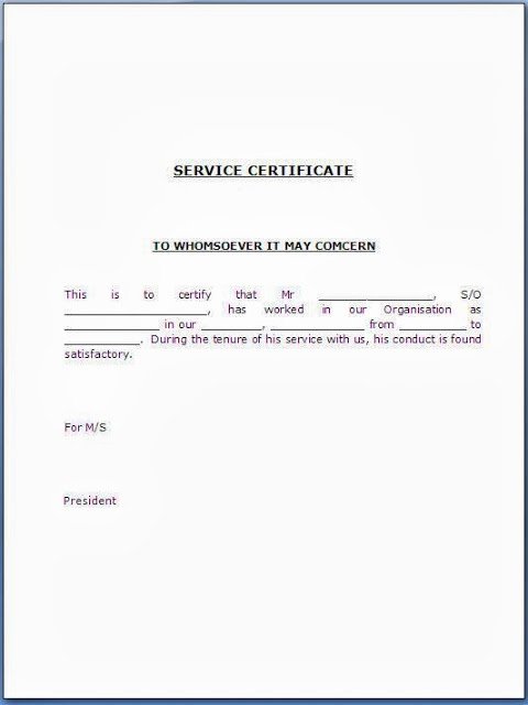 Certificate Of Service Template Best Of Service Certificate Template for Employees