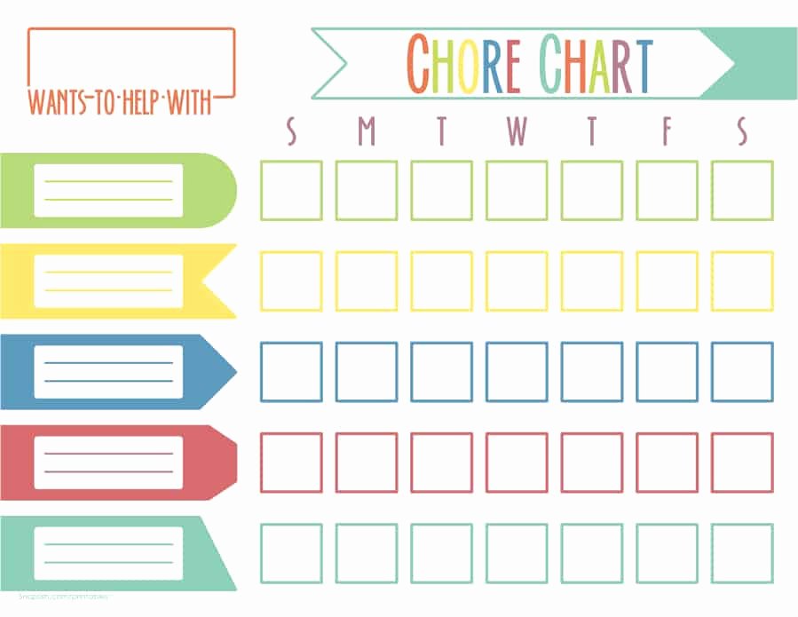 Chore Chart for Adults Templates Awesome 43 Free Chore Chart Templates for Kids Template Lab