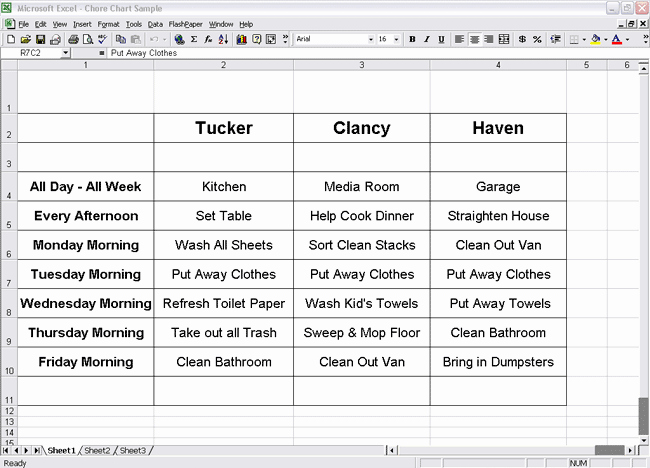 Chore Chart Template Excel Inspirational Daily Chores Template Calendar June