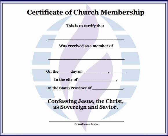 Church Membership Certificate Template Beautiful Sample Membership Certificate 13 Documents In Pdf Psd