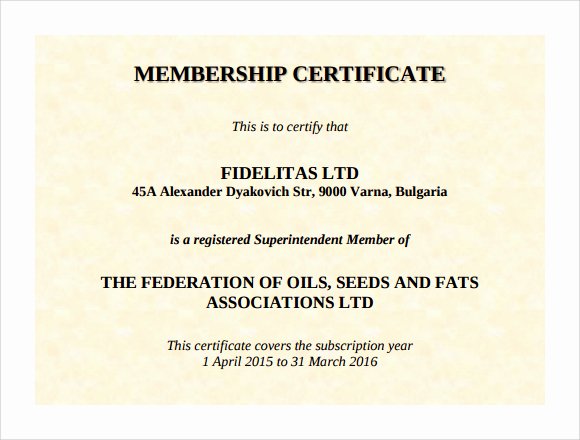 Church Membership Certificate Template Elegant 6 Membership Certificate Templates Website Wordpress Blog