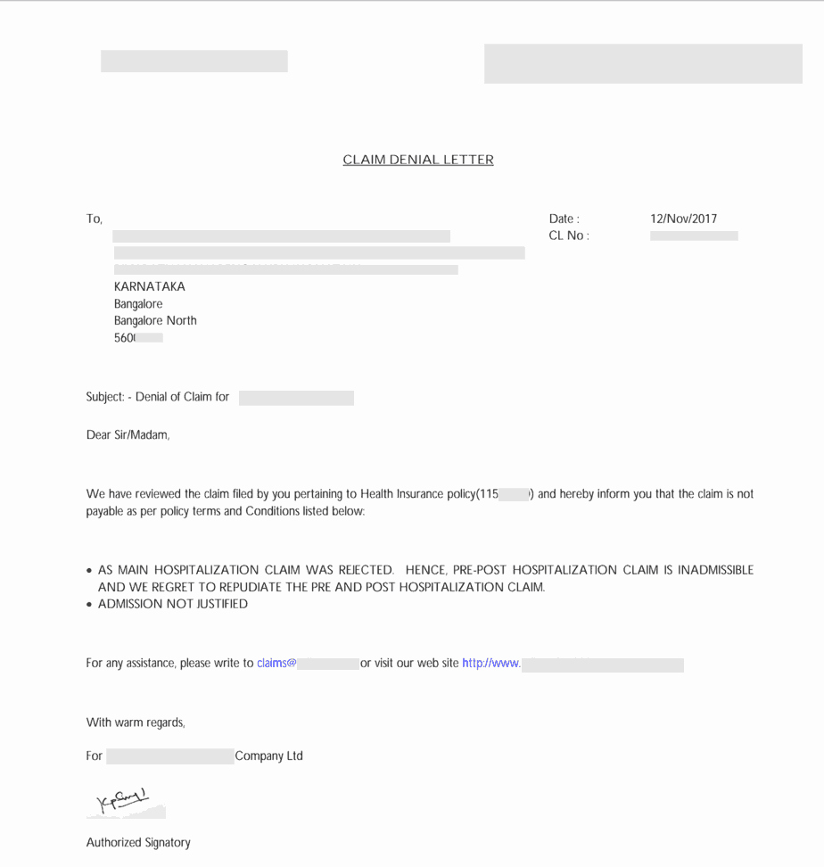 Claim Denial Letter Template Elegant My Health Insurance Claim Was Rejected How I Fought Back