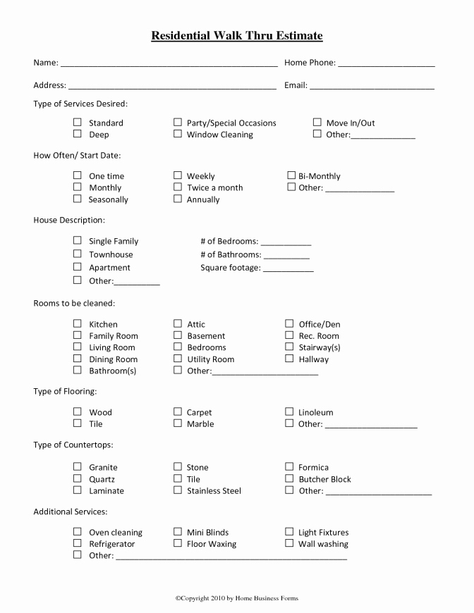 Cleaning Service Proposal Template Elegant Cleaning Service Proposal with Checklist Pdf Free